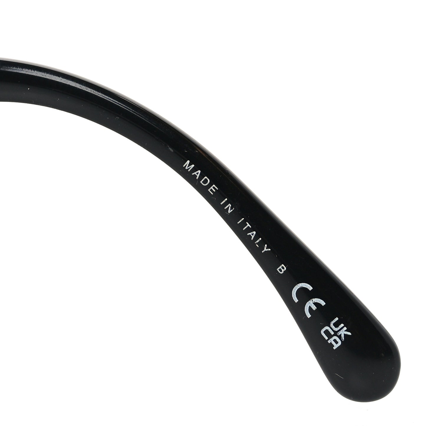 Acetate Strass Square Sunglasses 5422-B-A Black White