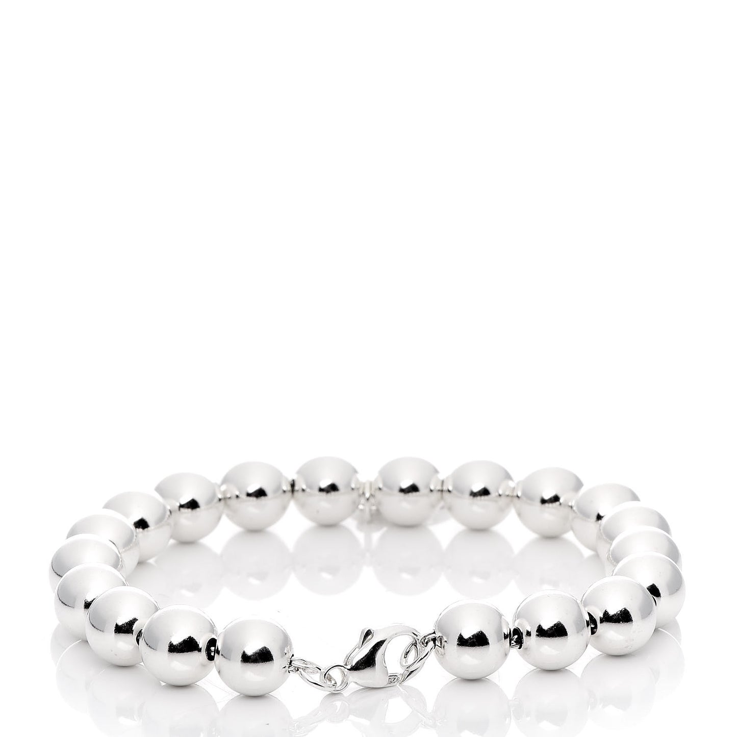 Sterling Silver 8mm Paloma Picasso Bead Loving Heart Tag Bracelet
