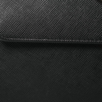 Prada Saffiano Chain Wallet Black 9 of 12