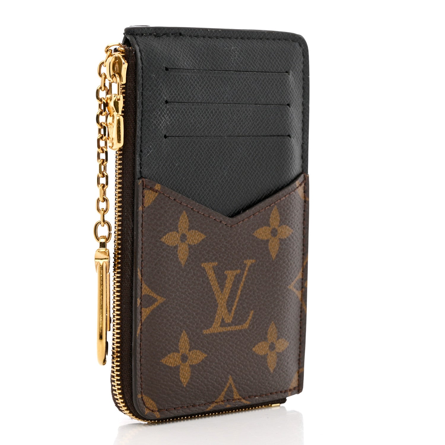 Louis Vuitton Monogram Recto Verso Card Holder Black 3 of 9