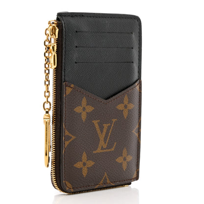 Louis Vuitton Monogram Recto Verso Card Holder Black 3 of 9