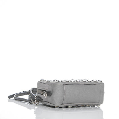 Prada Denim Studded Embellished Mini Camera Crossbody Nube 4 of 7