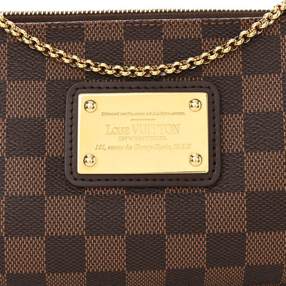 Louis Vuitton Damier Ebene Eva Clutch 7 of 10