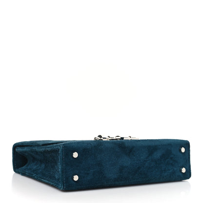 Hermes Veau Doblis Mini Verrou Chaine Bag Bleu Ocean 4 of 10