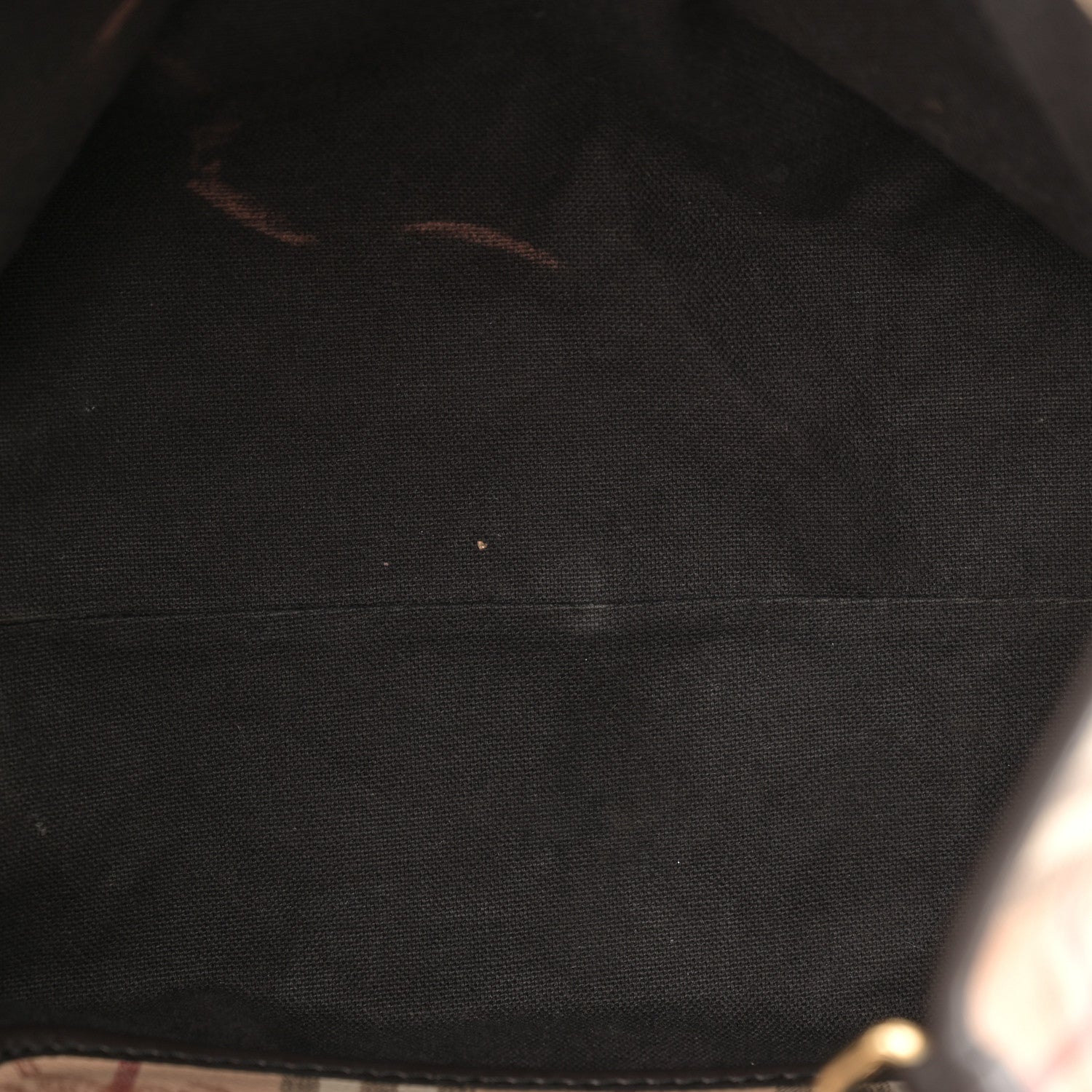 Burberry Haymarket Check Small Canterbury Tote Chocolate 5 of 17