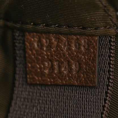 Gucci GG Supreme Monogram Textured Calfskin Web Ophidia Vanity Cosmetic Case Beige Ebony New Acero 7 of 8