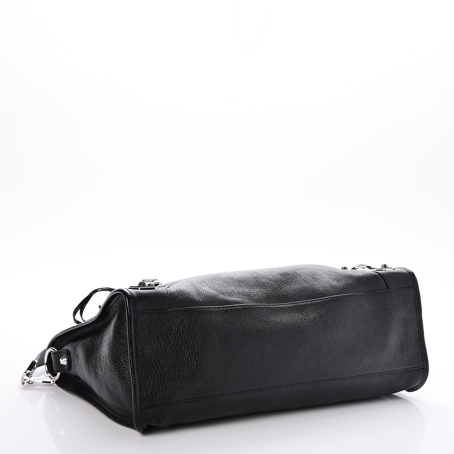 Balenciaga Chevre Silver Metallic Edge Hardware City Black 5 of 8