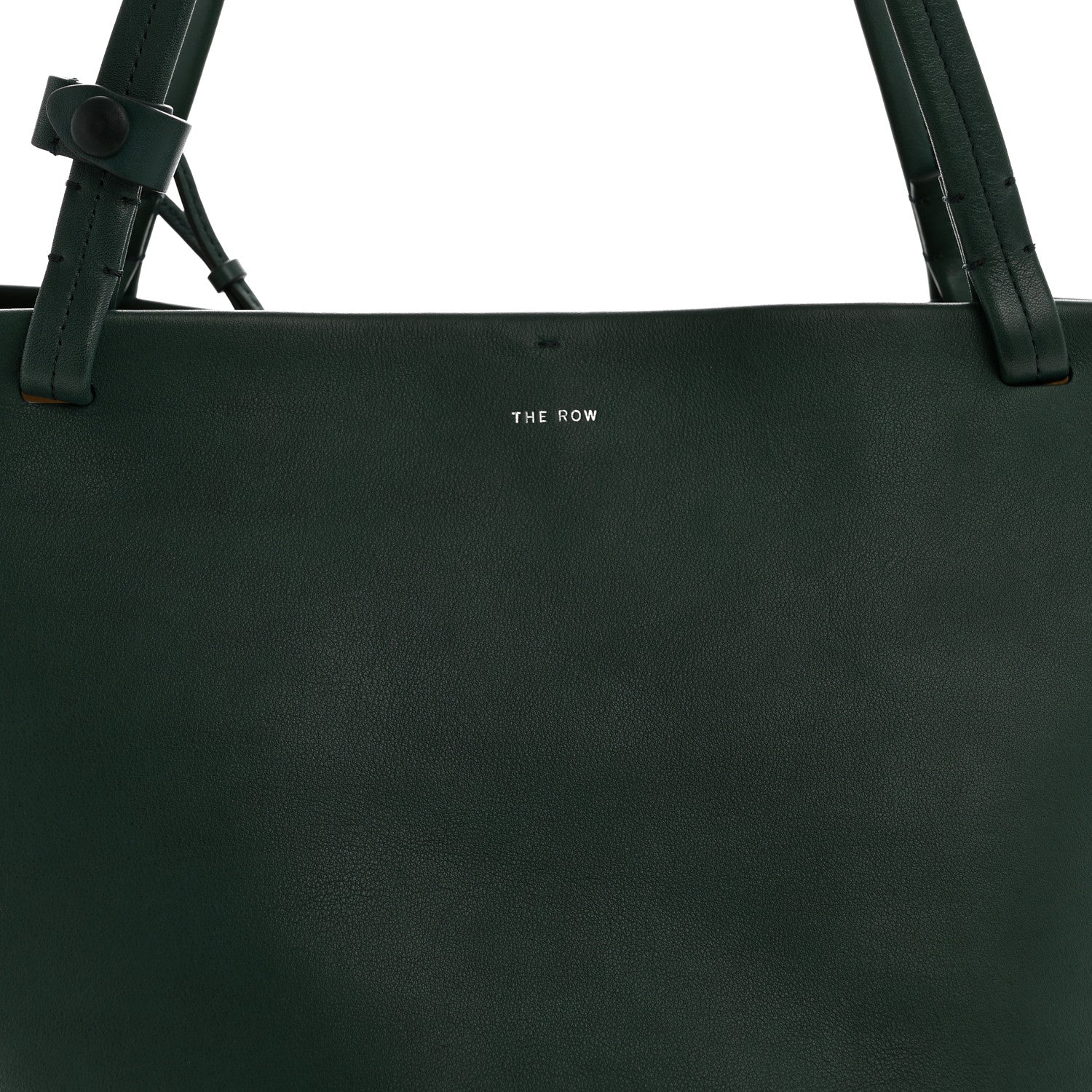 The Row Polished Saddle Calfskin Park Tote Three Cyprus 8 of 10