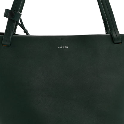 The Row Polished Saddle Calfskin Park Tote Three Cyprus 8 of 10