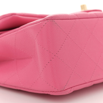 Chanel Caviar Quilted Small Double Flap Pink 9 of 11