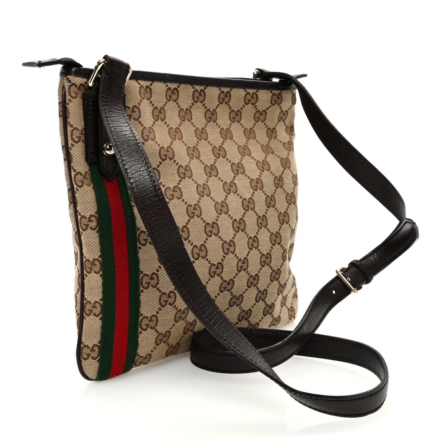 Monogram Web Jolicoeur Charms Messenger Dark Brown