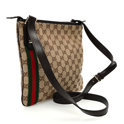 Gucci Monogram Web Jolicoeur Charms Messenger Dark Brown 3 of 10