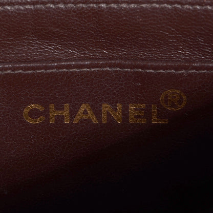 Chanel Lambskin Quilted Mini Square Flap Brown 9 of 10