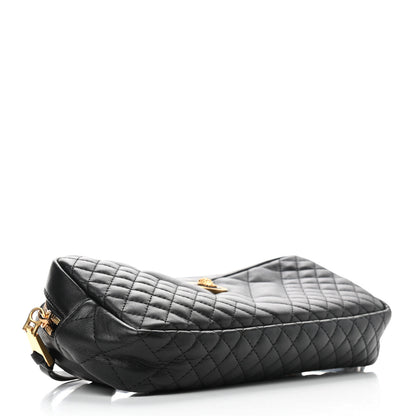 Versace Nappa Barocco Quilted Vanitas Medea Belt Bag Black 4 of 9