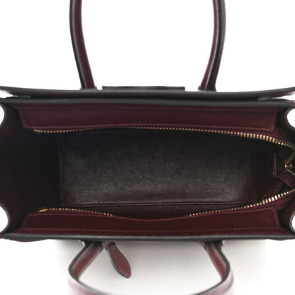 Celine Goatskin Nano Luggage Burgundy 5 of 13