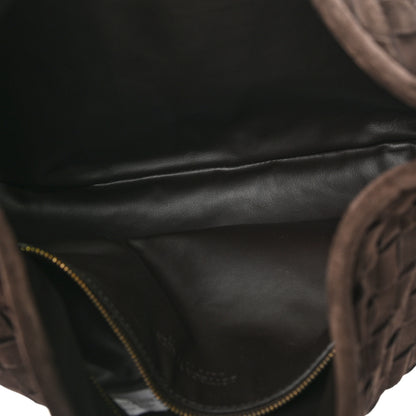 Bottega Veneta Suede Intrecciato Small Hop Fondant 5 of 10