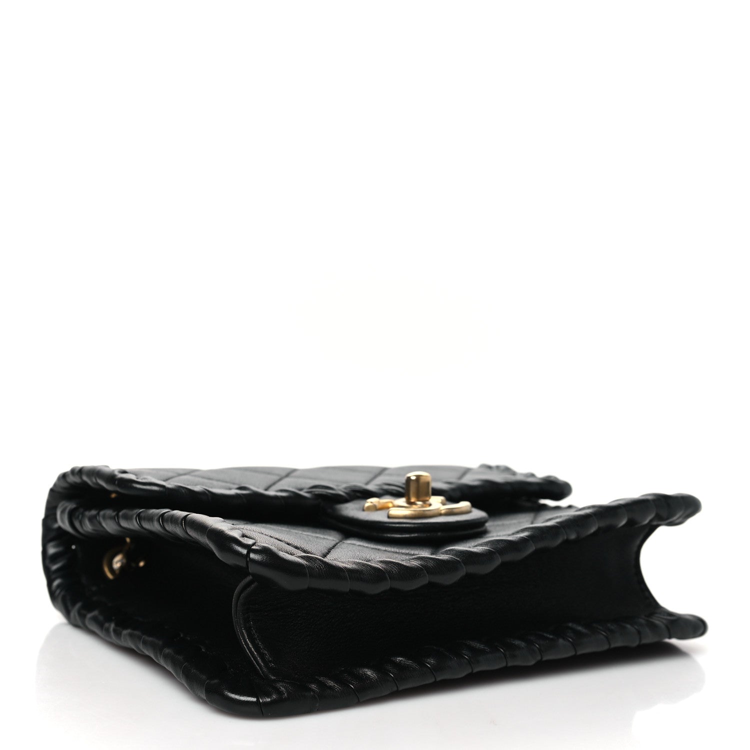 Chanel Calfskin Braided Mini My Own Frame Flap Black 4 of 11