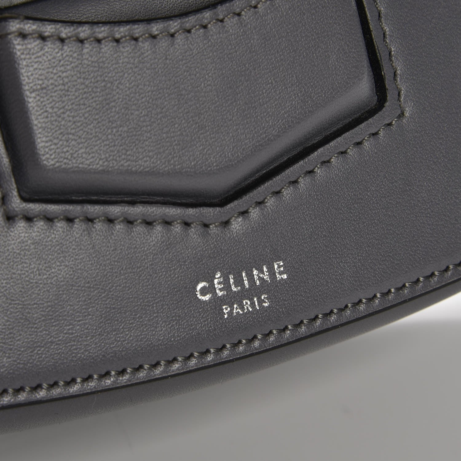 Celine Smooth Calfskin Small Trotteur Storm 7 of 8