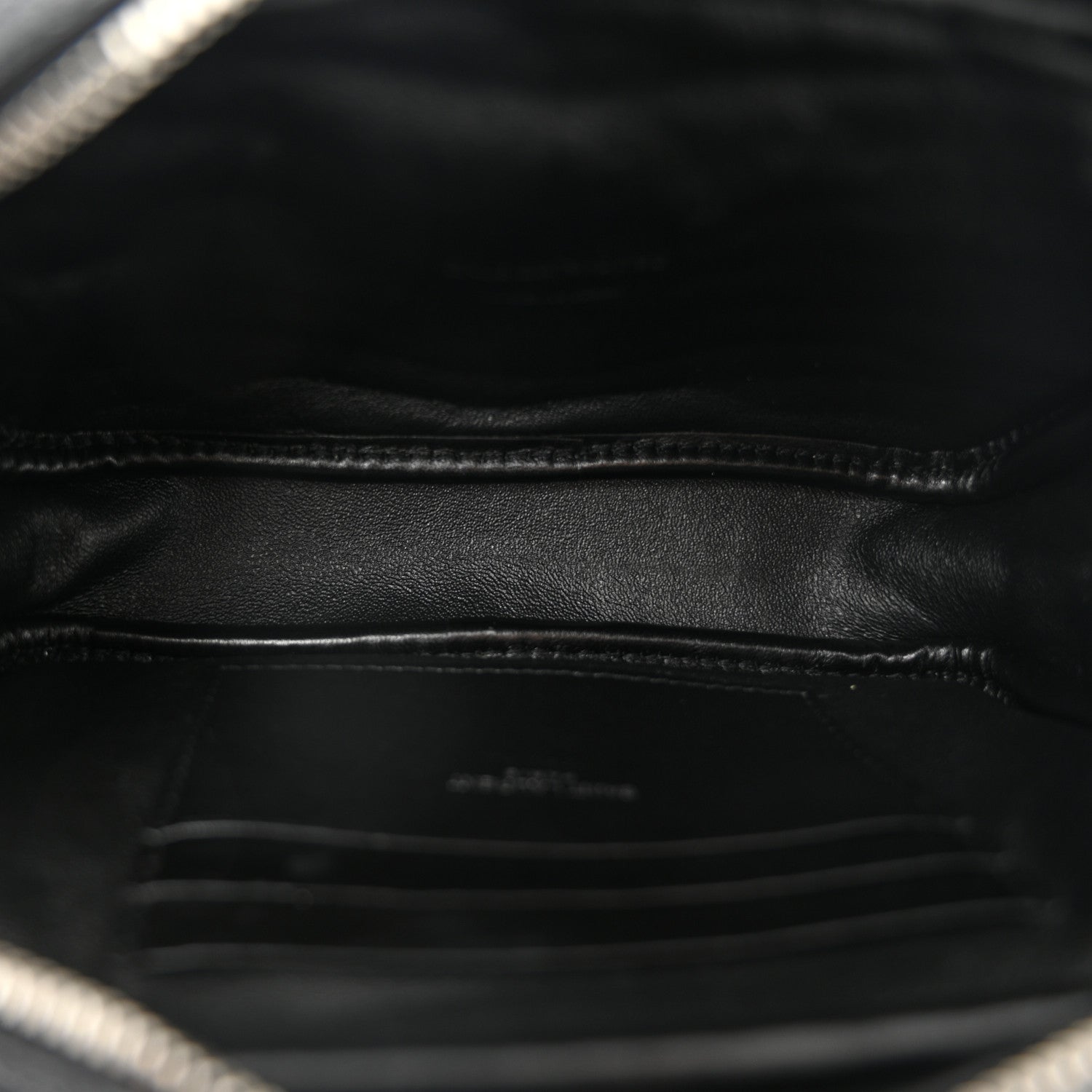 Saint Laurent Grain De Poudre Matelasse Monogram Mini Lou Camera Bag Black 5 of 10