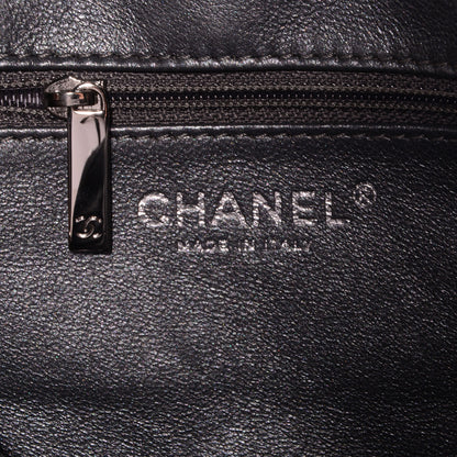 Chanel Metallic Aged Calfskin Quilted Medium Reissue Camera Case Dark Silver 6 of 7