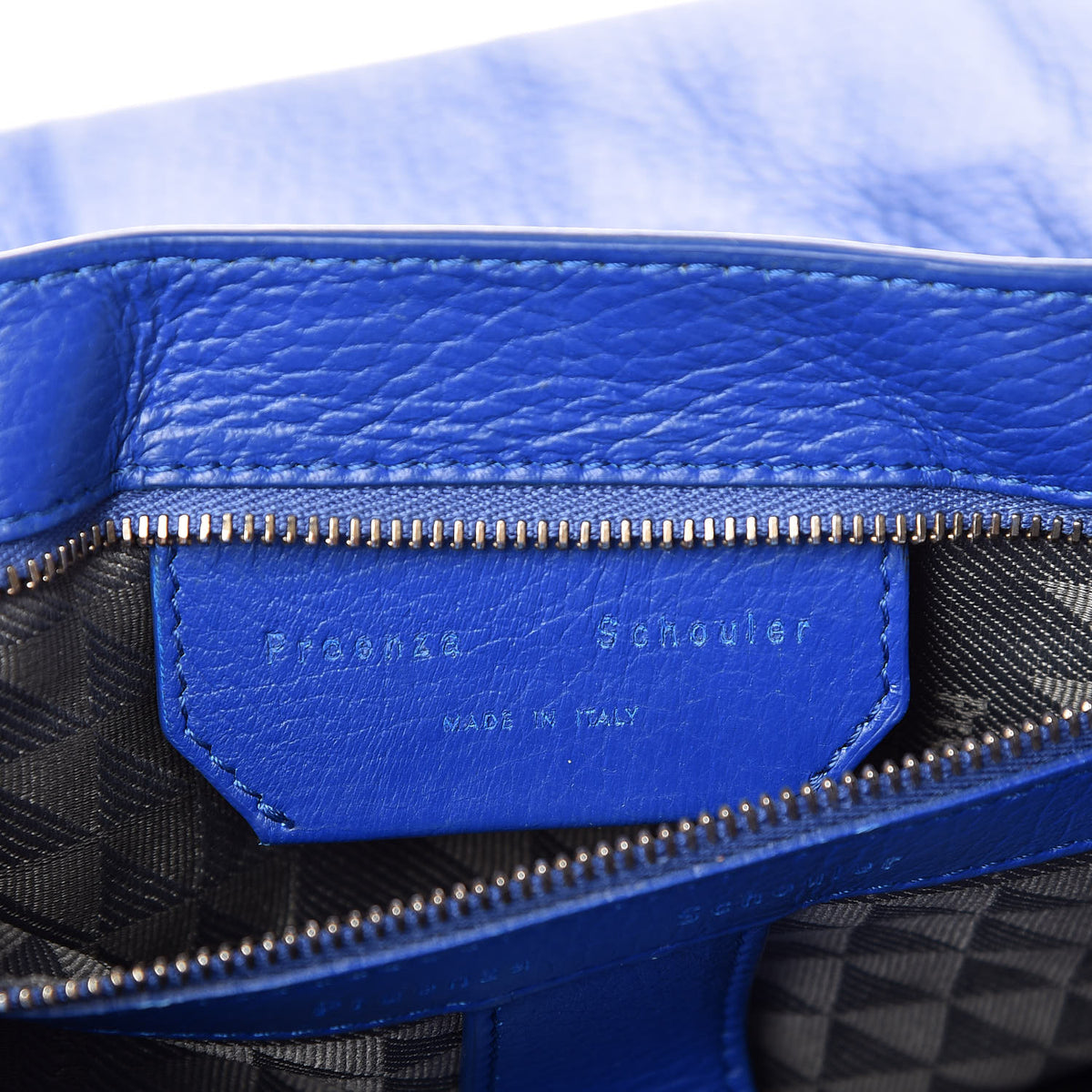 Grained Deerskin Medium Bicolor PS1 Satchel