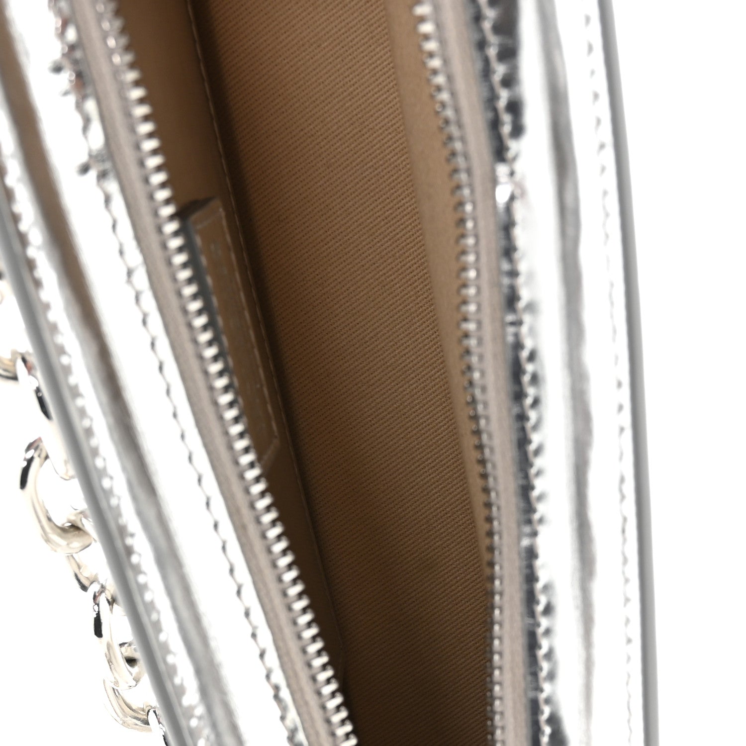 Jacquemus Metallic Calfskin Le Sac Ciuciu Silver 5 of 9