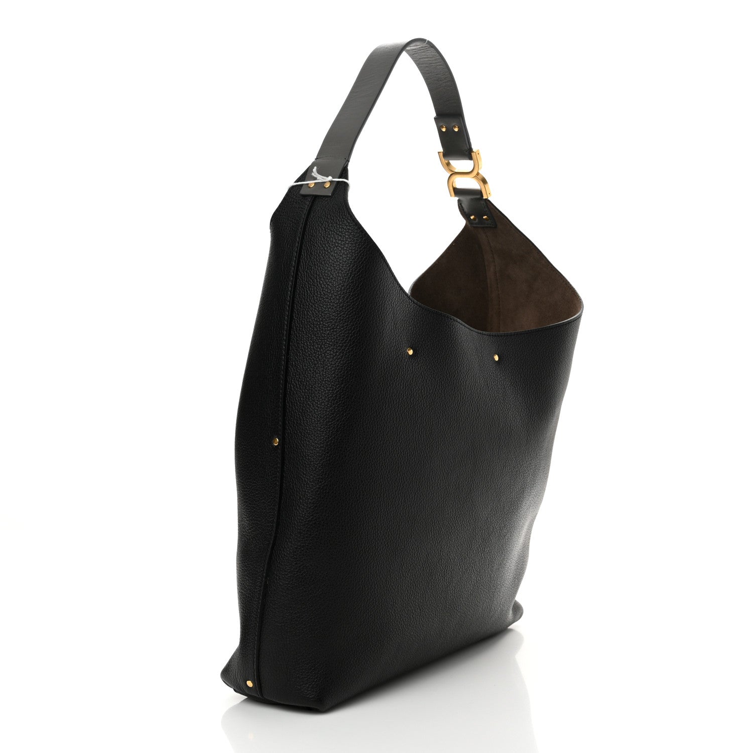 Chloe Grained Calfskin Marcie Hobo Bag Black 3 of 11