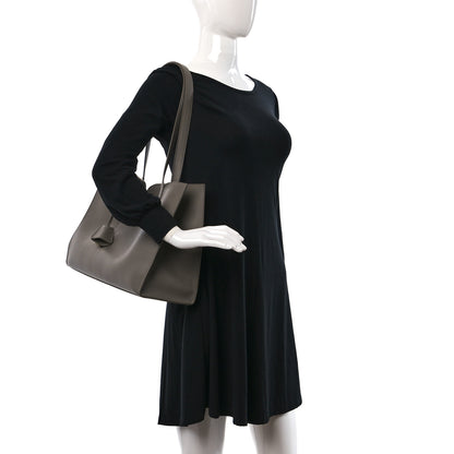 Celine Supple Grained Calfskin Cabas 16 Bag Pebble 2 of 9
