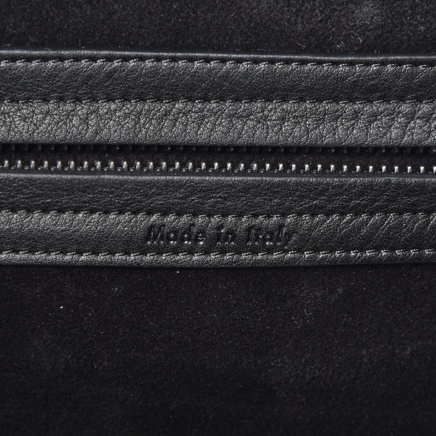 Supple Calfskin Medium Phantom Luggage Black