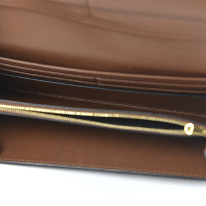 Mulberry Grain Vegetable Tanned Calfskin Continental Wallet Oak 5 of 12
