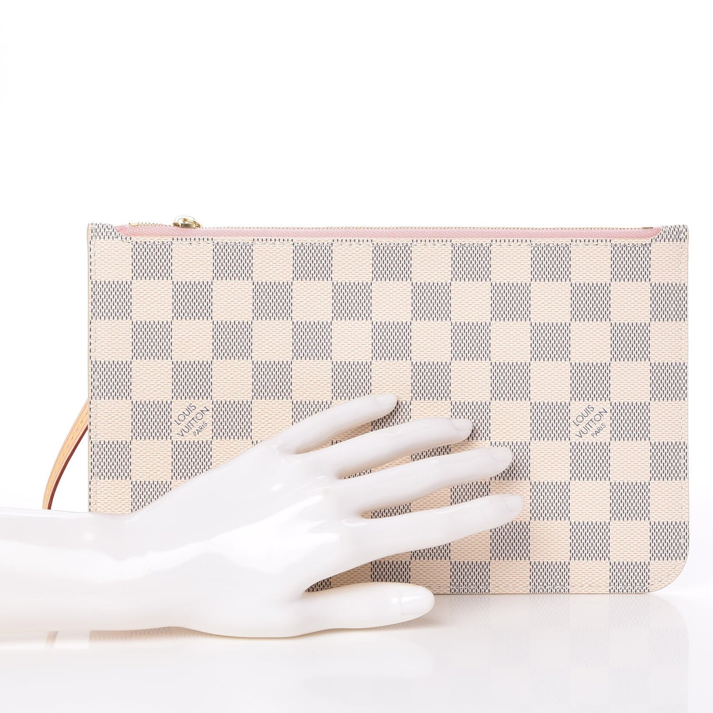 Damier Azur Neverfull MM GM Pochette Rose Ballerine