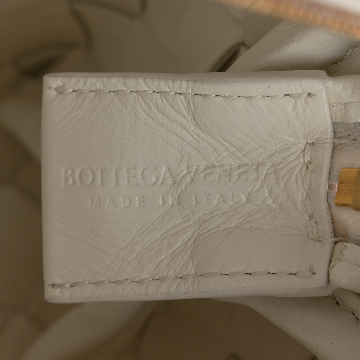 Bottega Veneta Polished Nappa Intrecciato Knot Mini Loop Camera Bag Bone 6 of 11