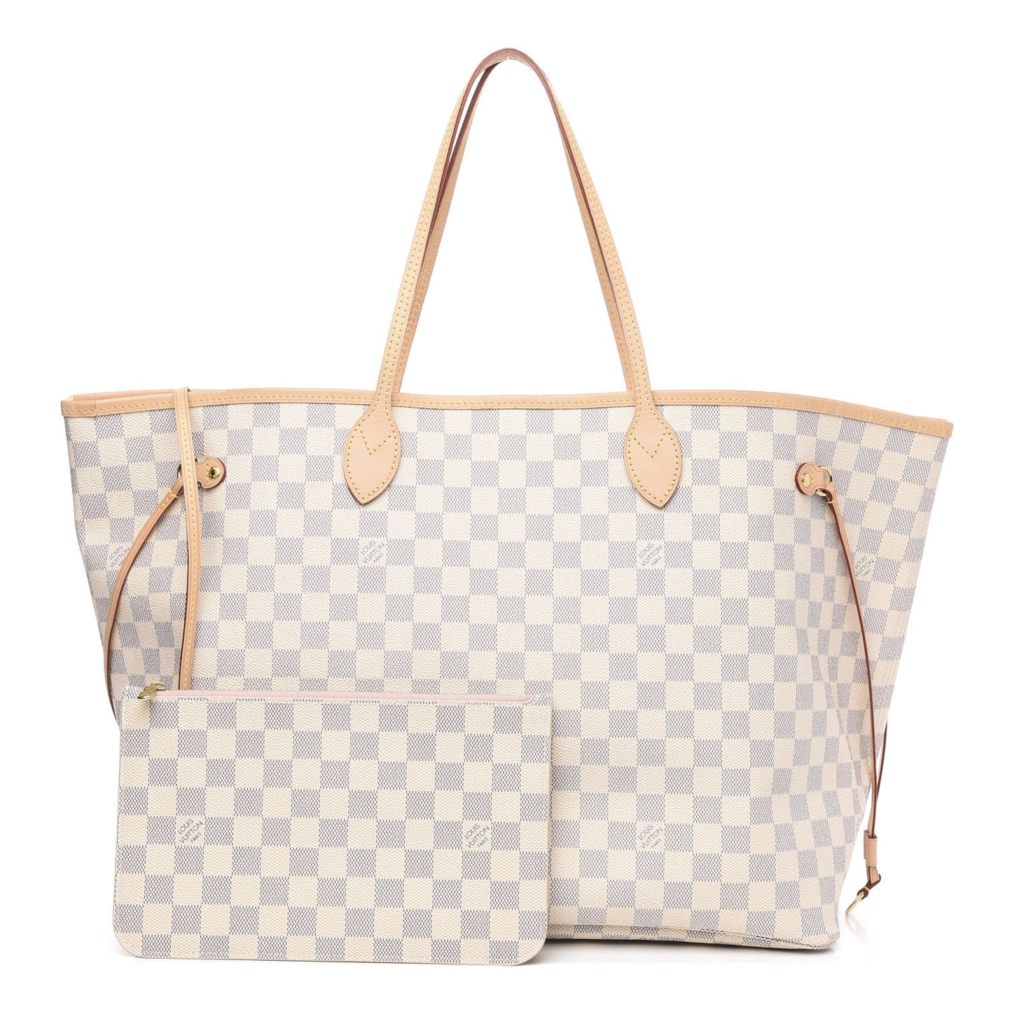 Damier Azur Neo Neverfull GM Rose Ballerine