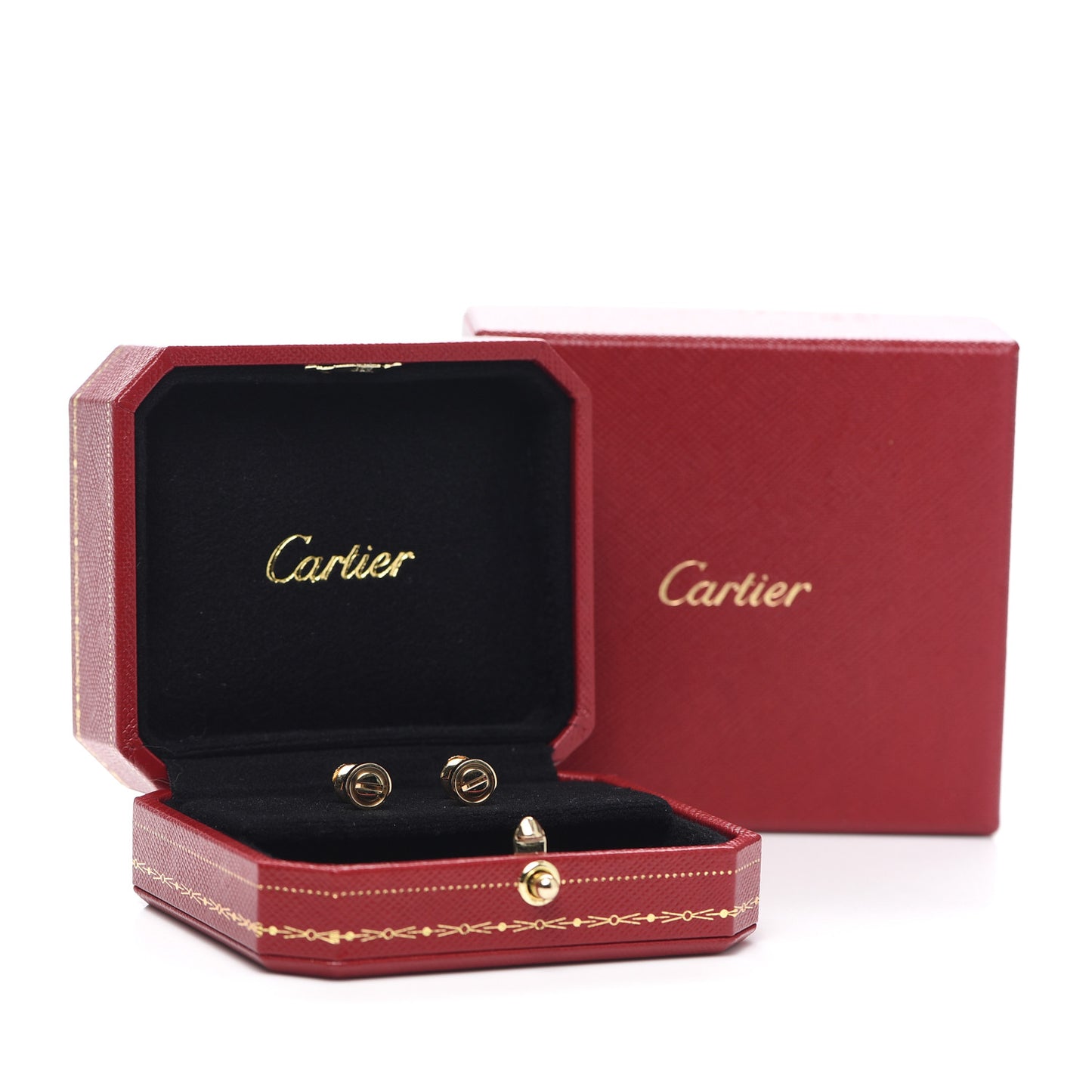 18K Yellow Gold LOVE Earrings