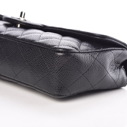 Chanel Caviar Quilted East West Flap Black 9 of 10