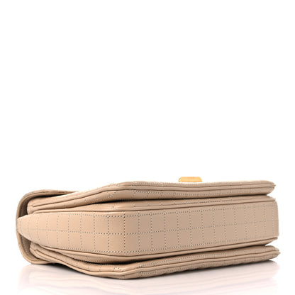 Celine Calfskin Quilted Medium C Bag Beige 4 of 16