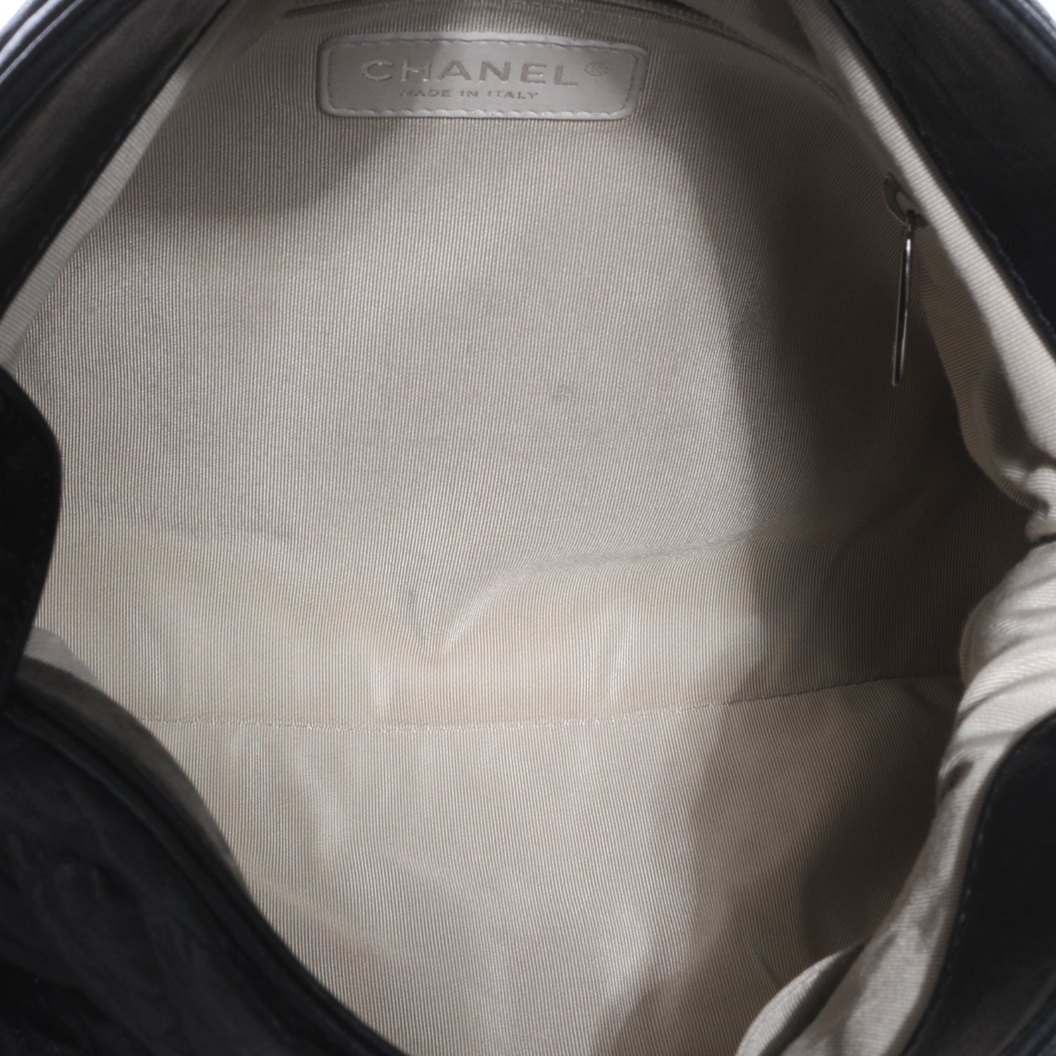 Chanel Washed Lambskin Chain Around Hobo Black 5 of 6