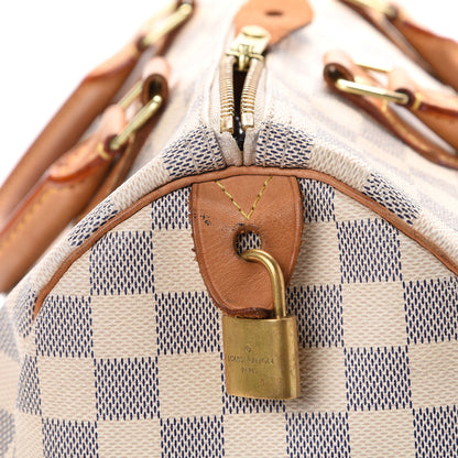 Louis Vuitton Damier Azur Speedy 30 15 of 15