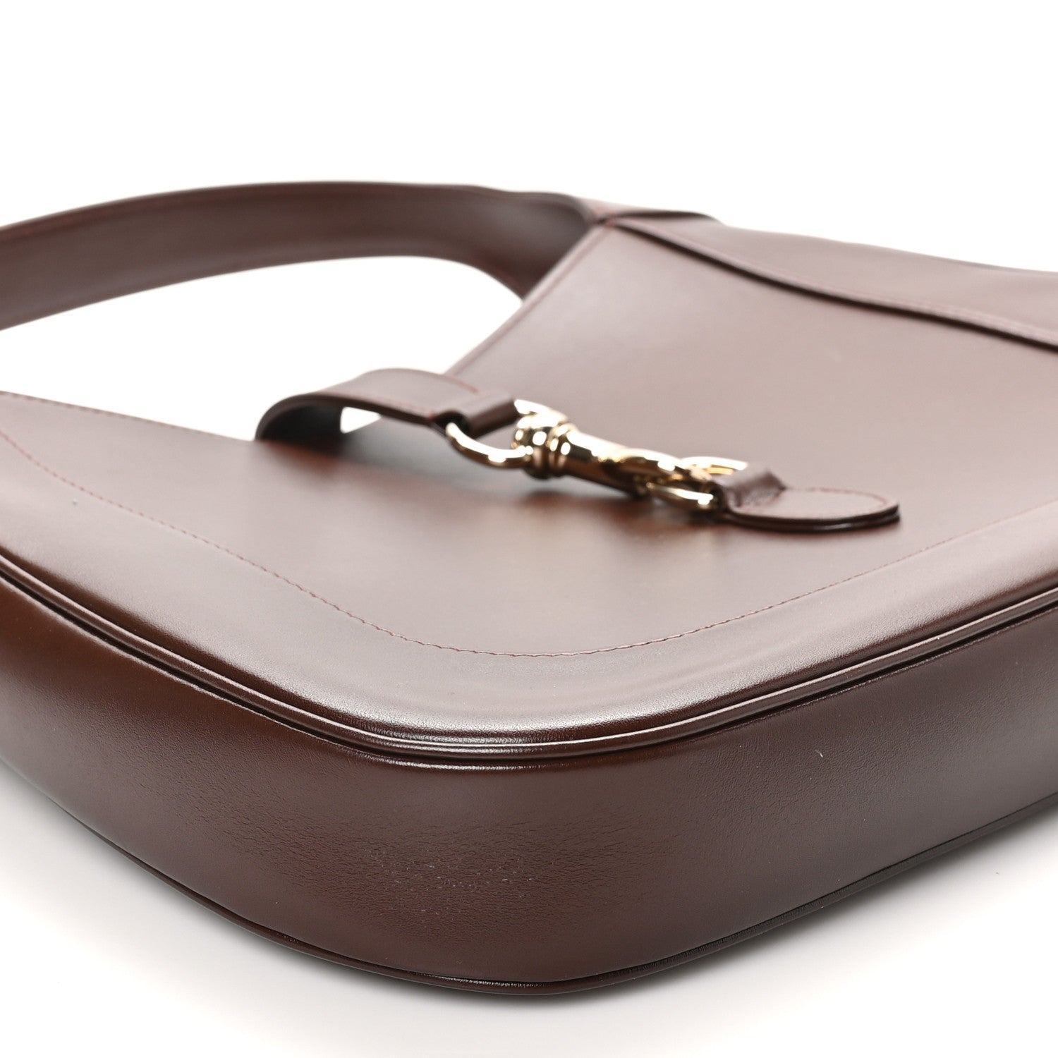 Gucci Ancora Calfskin Medium Jackie Shoulder Bag Sweet Chestnut 9 of 10