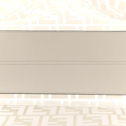 Fendi TPU FF Vitello Century Plexiglass Medium Runaway Shopper Tote White 5 of 15