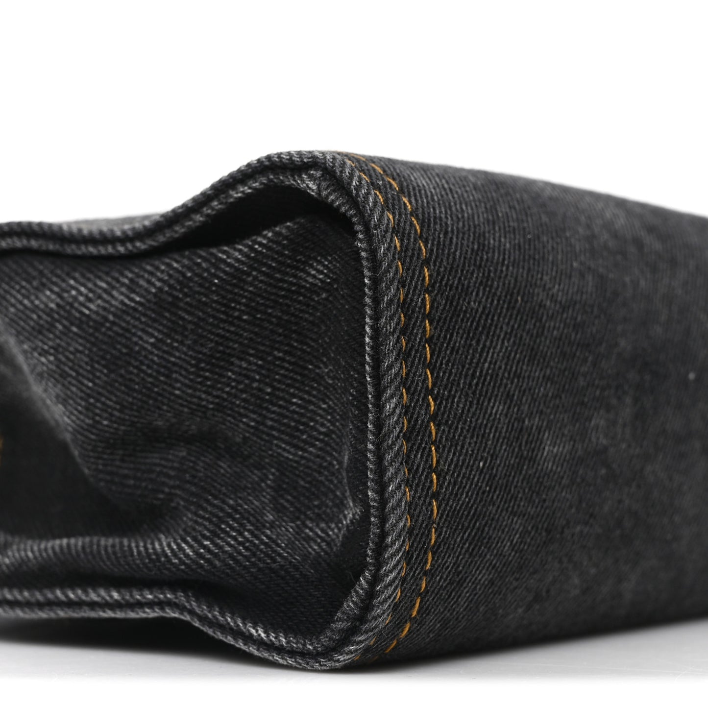 Denim Small Shopping Bag Black