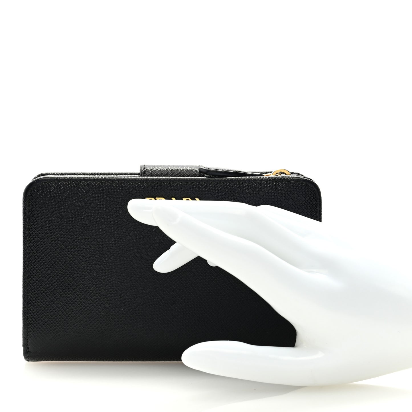 Saffiano Compact Wallet Black