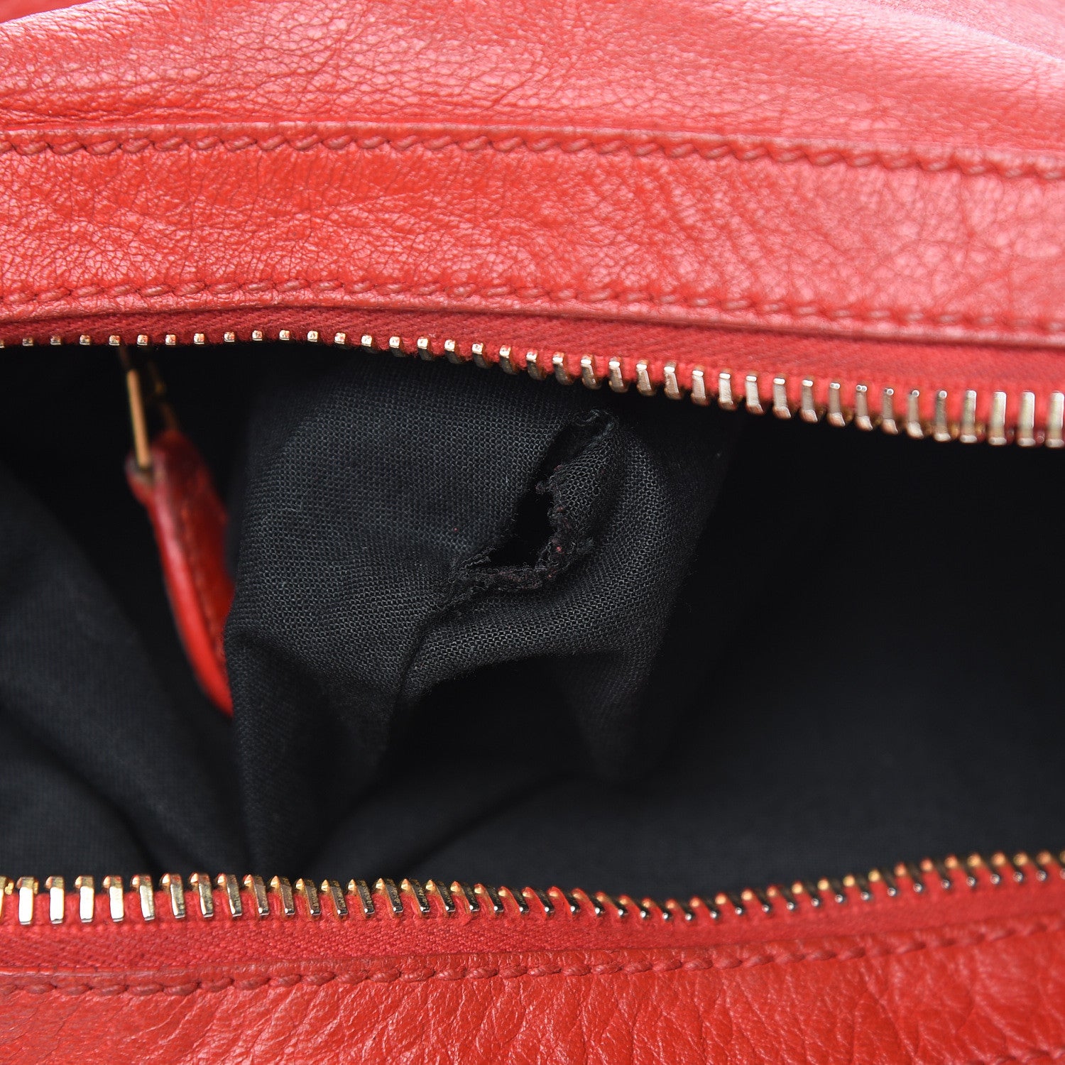 Balenciaga Chevre Giant 21 Gold Hardware Hobo Rouge Vermillon 16 of 16