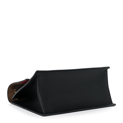 Fendi Vitello Grace Matte Kan U Shoulder Bag Black 4 of 16