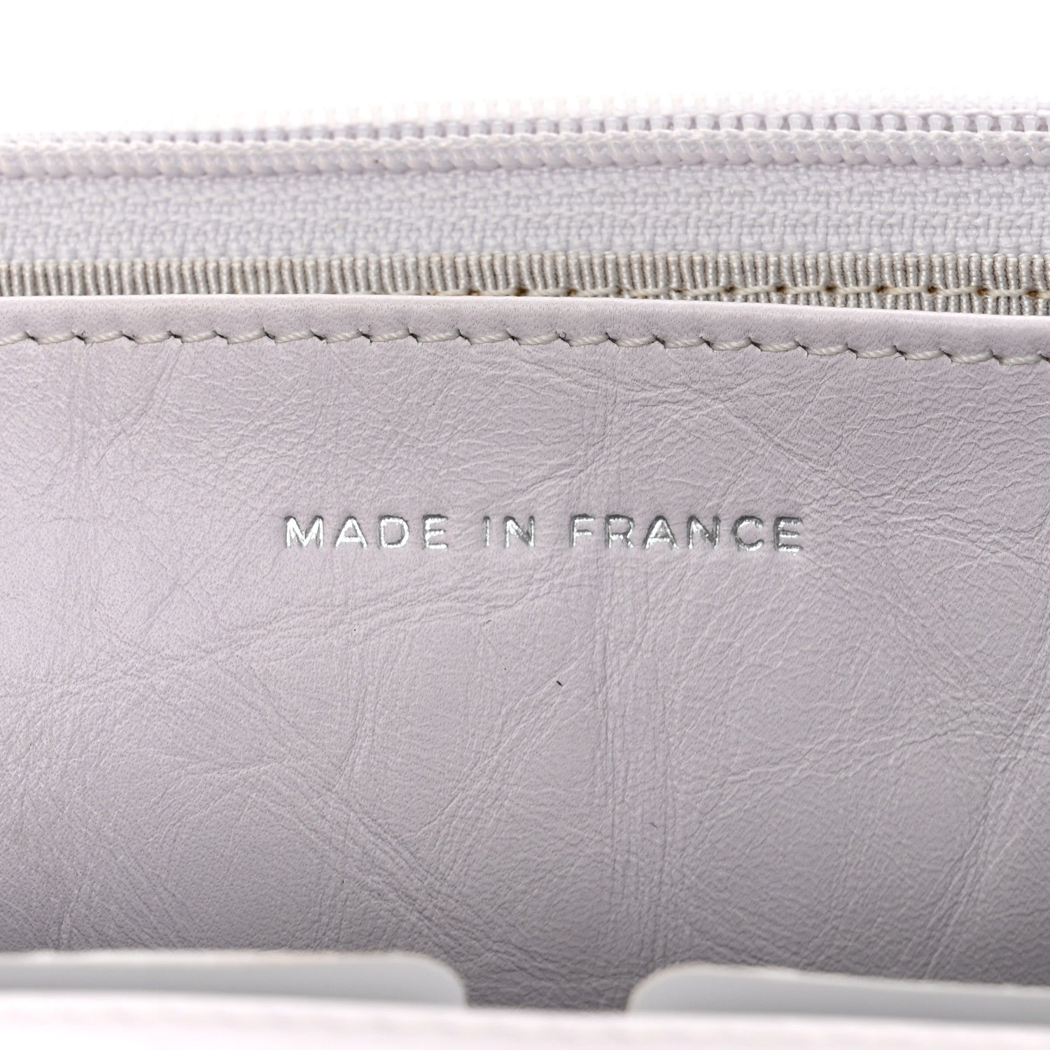 Chanel Aged Calfskin Quilted Reissue Wallet On Chain WOC White 7 of 12