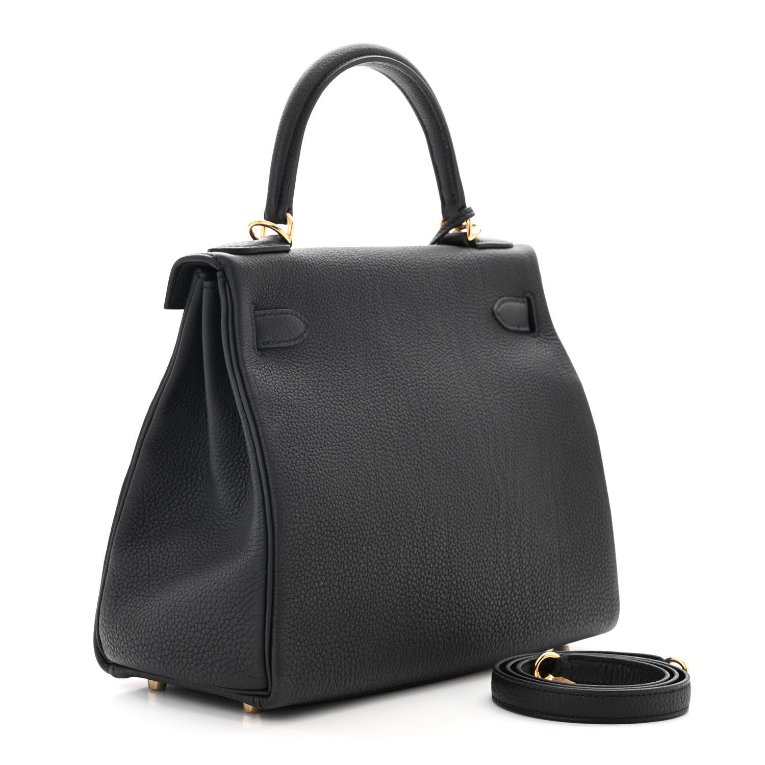 Hermes Togo Kelly Retourne 28 Black 2 of 10