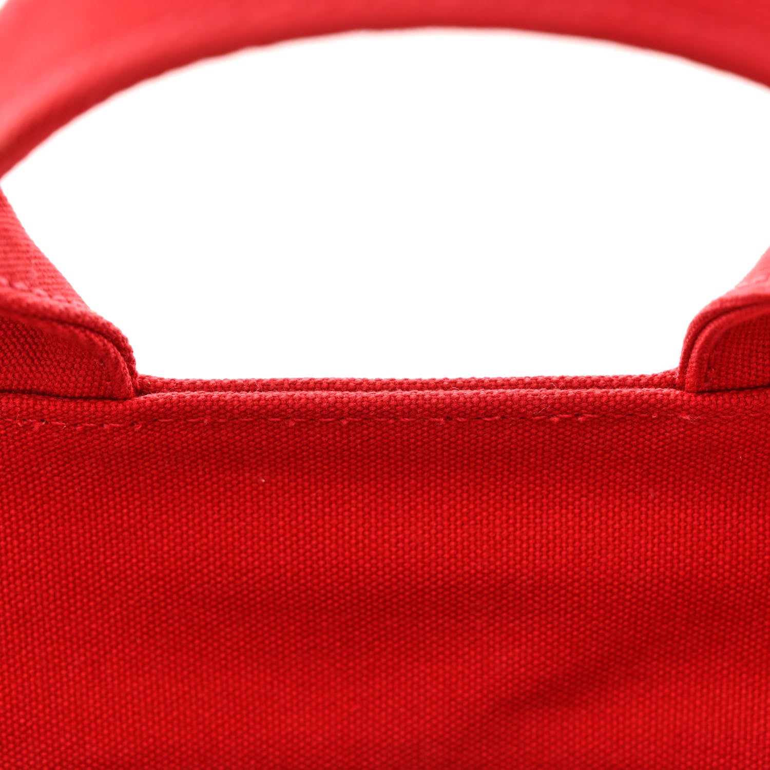 Prada Wicker Canvas Tote Naturale Red 16 of 16