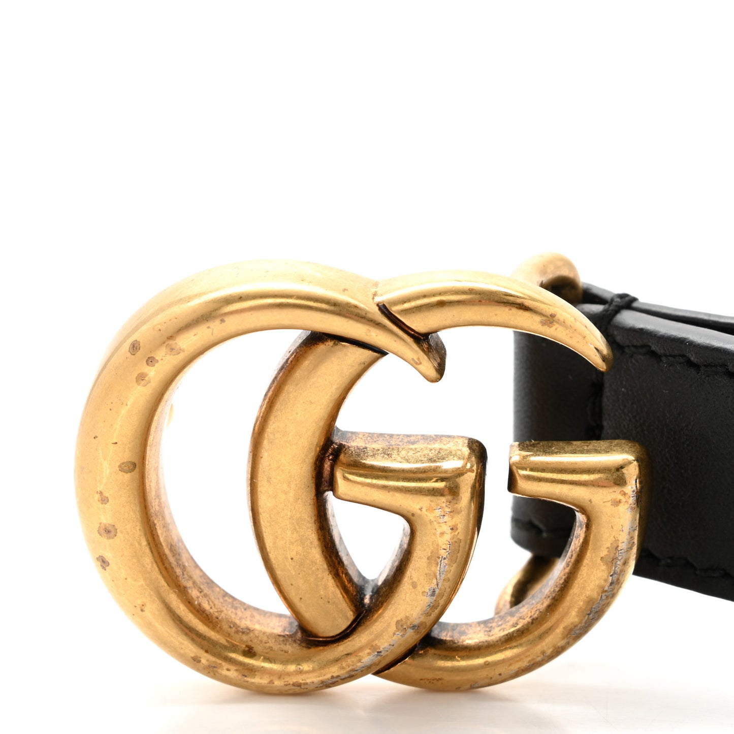 Calfskin Double G 20mm Belt 80 32 Black
