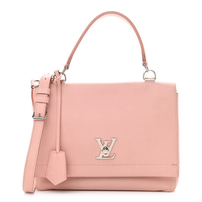 Louis Vuitton Soft Calfskin Lockme II Top Handle Rose Ballerine 1 of 15