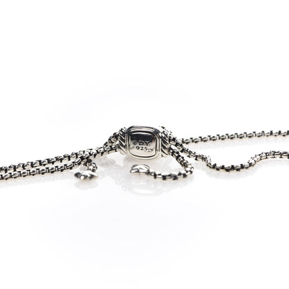 David Yurman Sterling Silver Diamond 9mm Chatelaine Petite Pave Bracelet 4 of 4